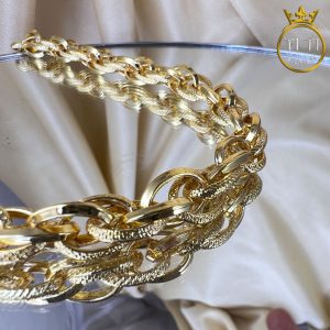 دستبند زنانه طرح طلا 0