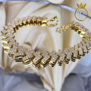 دستبند زنانه طرح جواهری4