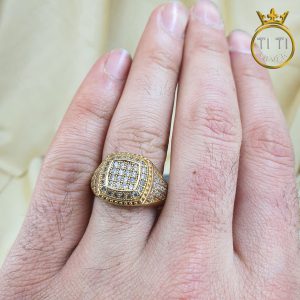 انگشتر مردانه طلاروس زیبا5