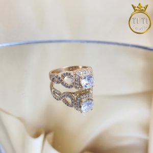 انگشتر طلاروس طرح الماس4