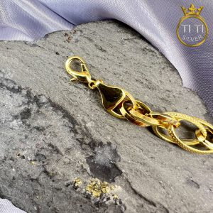 دستبند زنانه طرح طلا زیبا1
