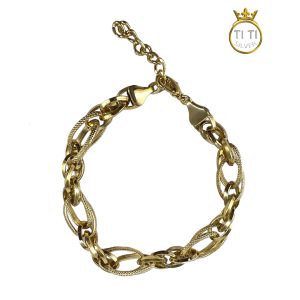 دستبند زنانه طرح طلا زیبا