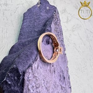 انگشتر طلا روس جواهری2